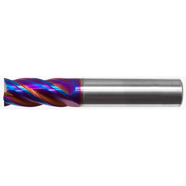 9/16x1-1/8x9/16x3-1/2 4FL Square Multi-Helix Ultra V4 with Flat, PowerN